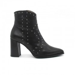 Botines de tacón Wonders 5431 Mujer Negro