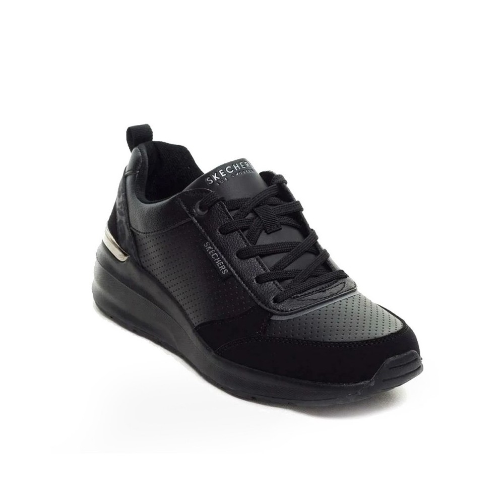 Sneakers Skechers Billion-subtle Spots Mujer Negro-negro