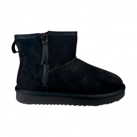 Botines Planos Xti 144443 Mujer Negro
