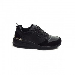 Sneakers Skechers Billion-subtle Spots Mujer Negro-negro