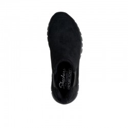 Botines Planos Skechers 100894 Mujer Negro-negro