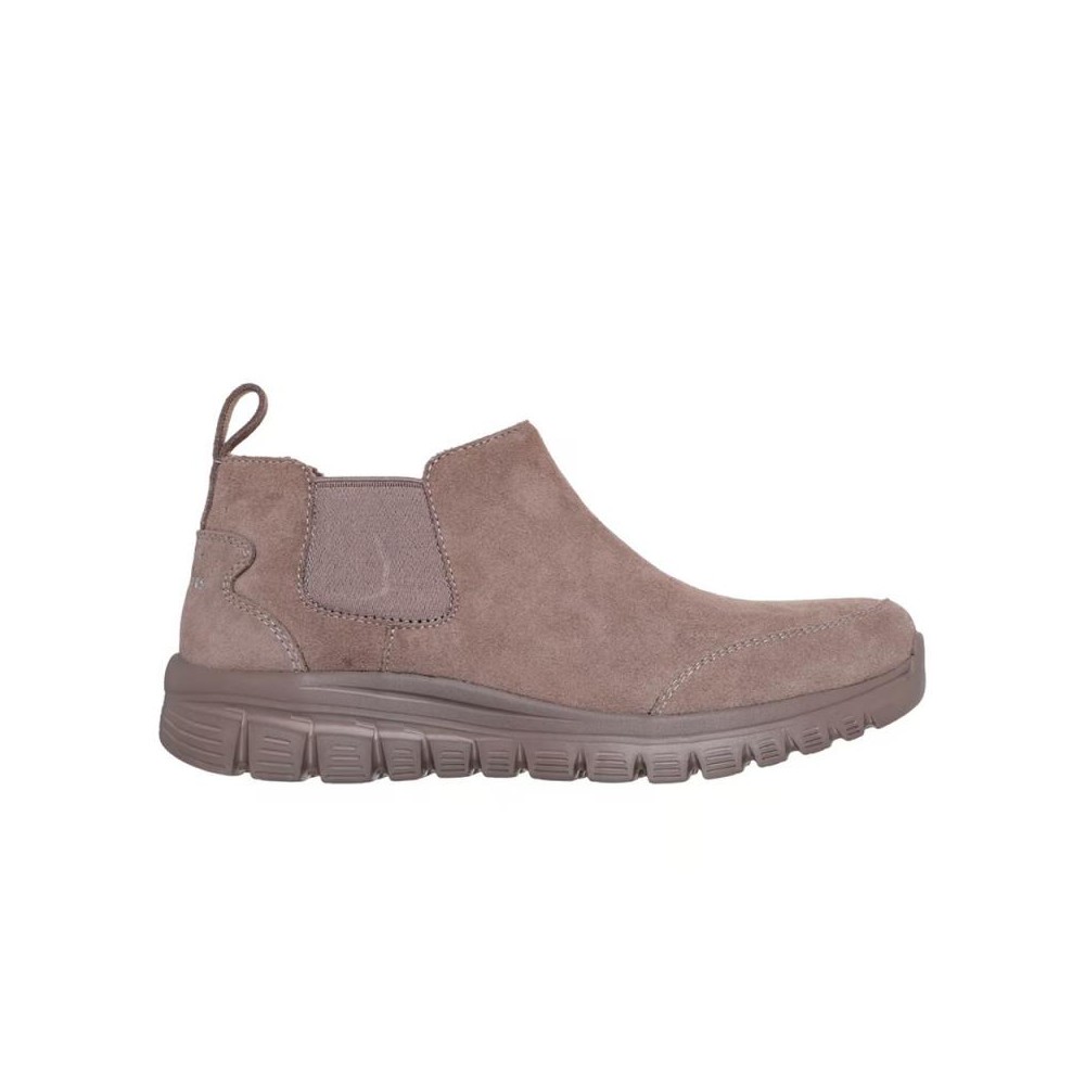 Botines Planos Skechers 100894 Mujer Taupe