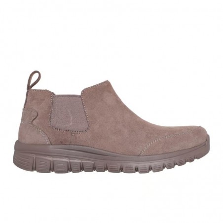 Botines Planos Skechers 100894 Mujer Taupe