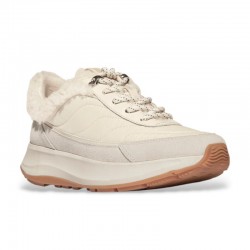Sneakers Fitflop F-mode Flow Shearling-mix Mujer Beig