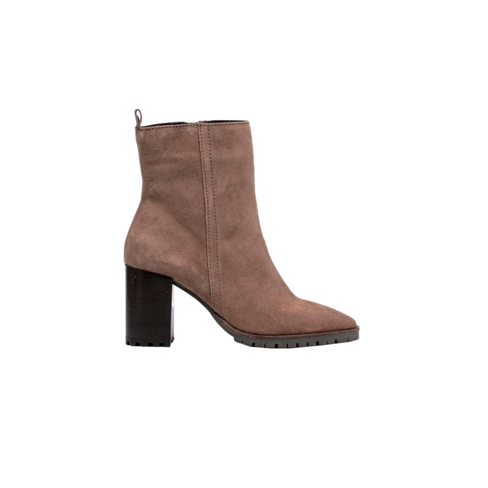 Botines de tacón Vexed Siri Mujer Taupe