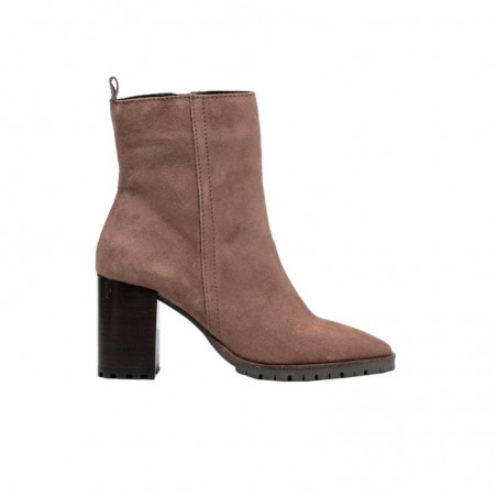 Botines de tacón Vexed Siri Mujer Taupe