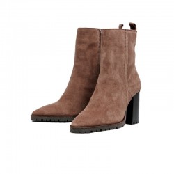 Botines de tacón Vexed Siri Mujer Taupe