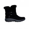 Botas Planas Skechers Easy Going - Dreamers Luxe Vis Mujer Negro
