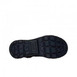 Botas Planas Skechers Easy Going - Dreamers Luxe Vis Mujer Negro