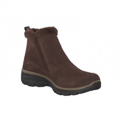 Botines Planos Skechers Easy Going - High Zip 2 Mujer Marron
