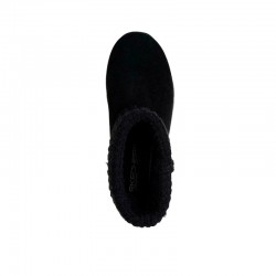 Botines Planos Skechers Easy Going - Cozy Lovin' Mujer Negro-negro