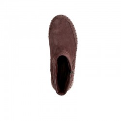 Botines Planos Skechers Wilshire Blvd - Weekend Crush Mujer Marron