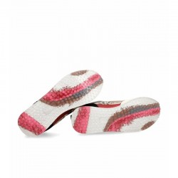 Sneakers Anekke New York Mujer Blanco-rosa
