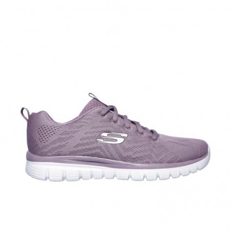 Sneakers Skechers Get Connected Mujer Morado