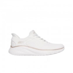 Sneakers Skechers Bobs Squad Chaos Mujer Blanco-oro