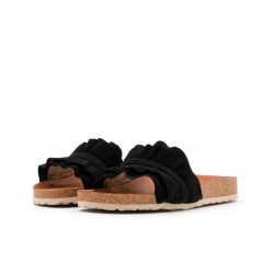 Sandalias Planas Verbenas Rocio Mujer Negro