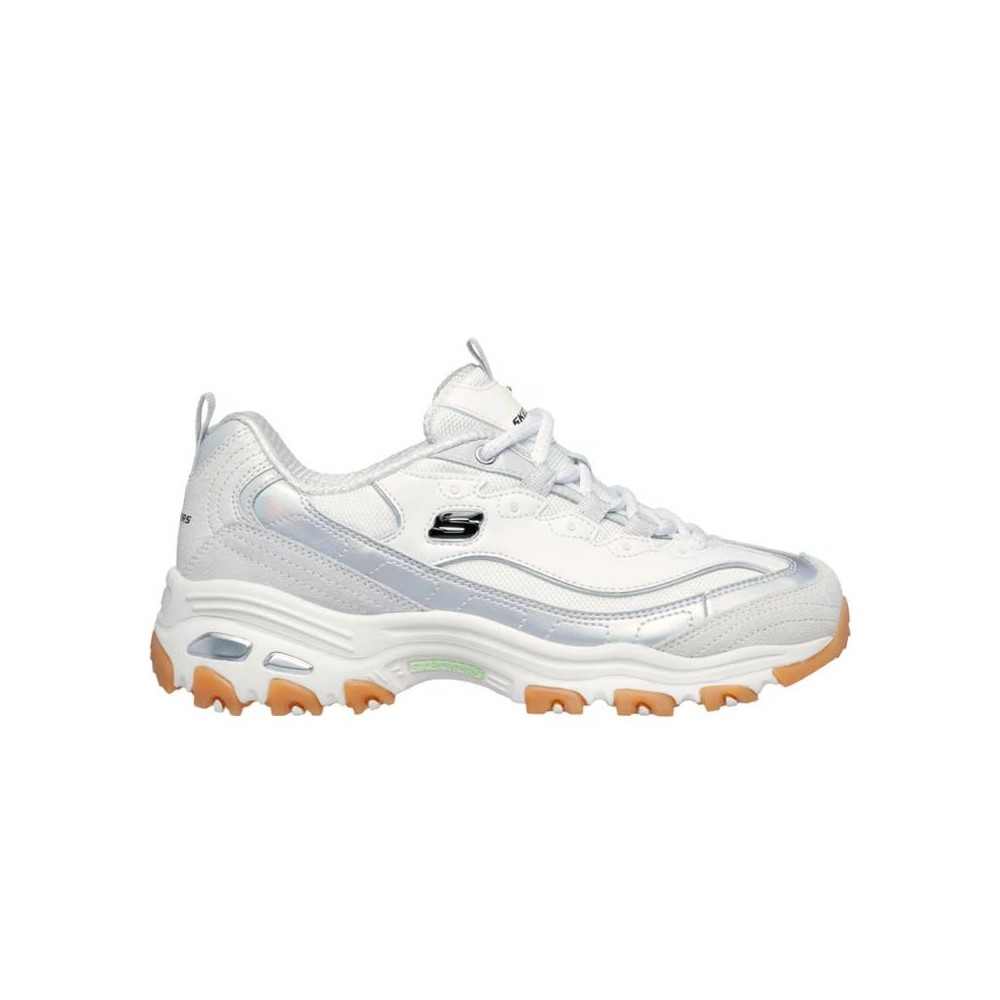 Sneakers Skechers D Lites Mujer Blanco