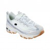 Sneakers Skechers D Lites Mujer Blanco