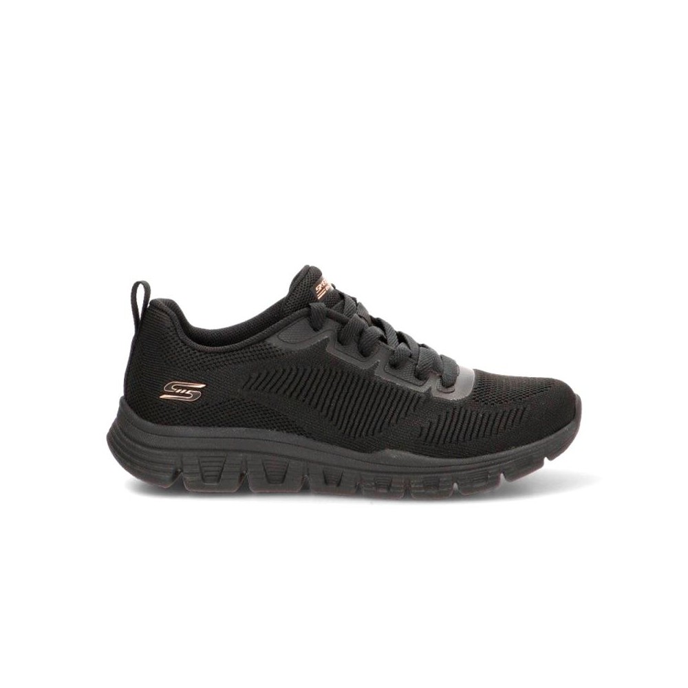 Sneakers Skechers Sport B Lite Mujer Negro-negro