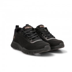 Sneakers Skechers Sport B Lite Mujer Negro-negro
