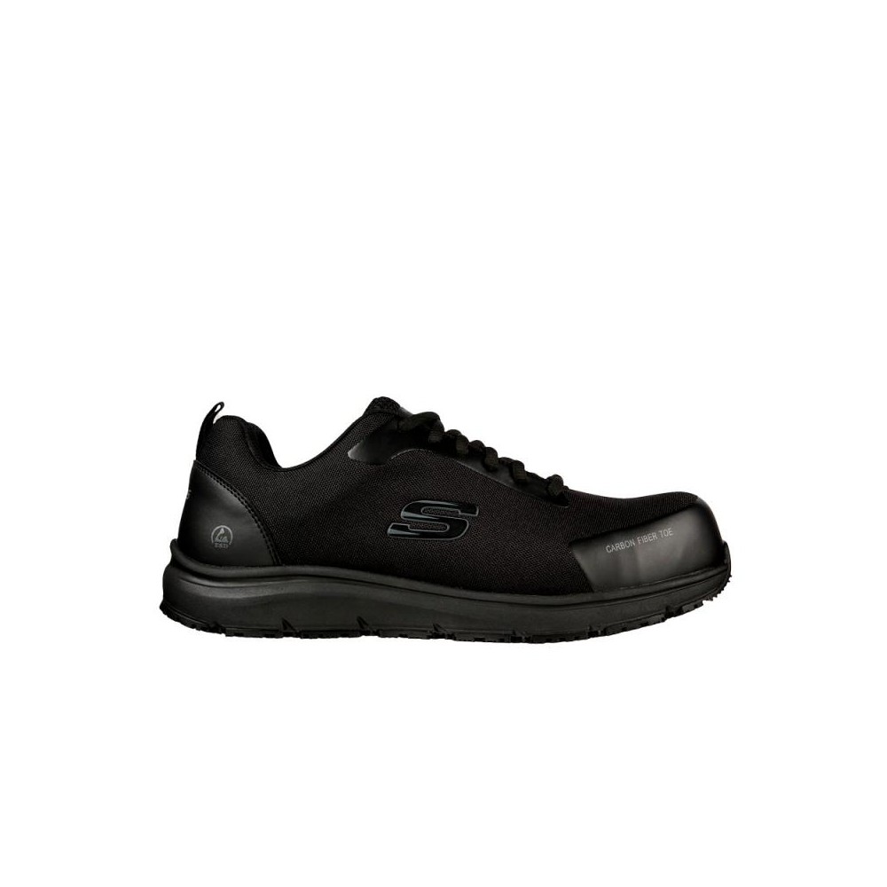 Zapatos de Segurid Skechers Work: Ulmus Sr Hombre Negro