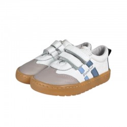 Barefoot Blanditos Lisboa Niño Blanco-azul