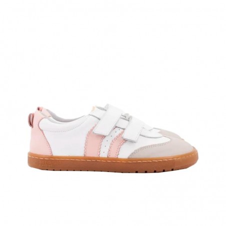 Barefoot Blanditos delfin Niño Blanco-rosa