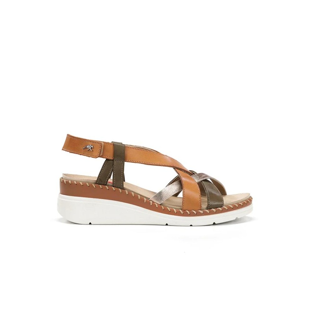 Cuñas Fluchos F2135 Mujer Cuero