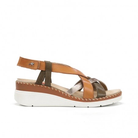 Cuñas Fluchos F2135 Mujer Cuero