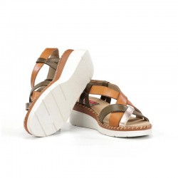 Cuñas Fluchos F2135 Mujer Cuero