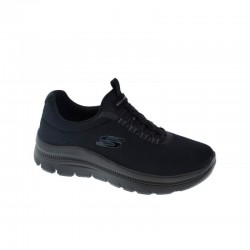 Sneakers Skechers Summits Plus Mujer Negro-negro