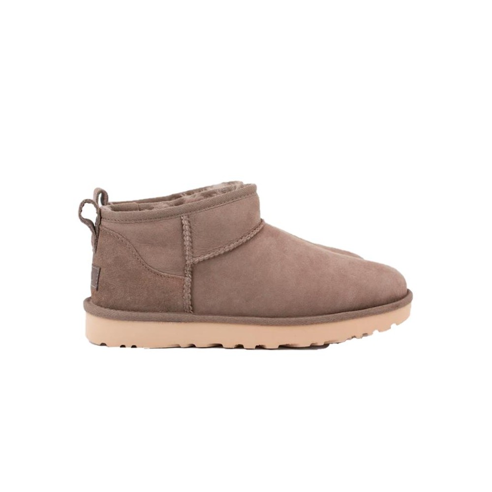 Botines Planos Ugg Classic Ultra Mini Mujer Gris