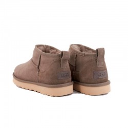 Botines Planos Ugg Classic Ultra Mini Mujer Gris