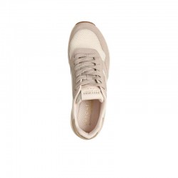 Sneakers Skechers Uno Mujer Beig