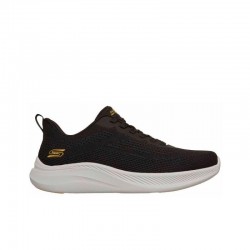 Sneakers Skechers Bobs Moda Flex Hombre Negro