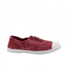 Zapatillas Lona Natural World 102e Mujer Burdeos