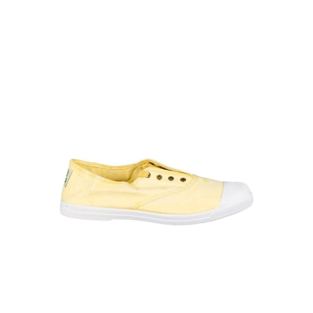 Zapatillas Lona Natural World 102e Mujer Amarillo