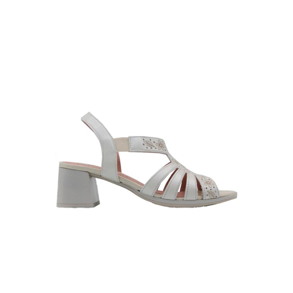 Sandalias de tacón Pitillos 11211 Mujer Plata