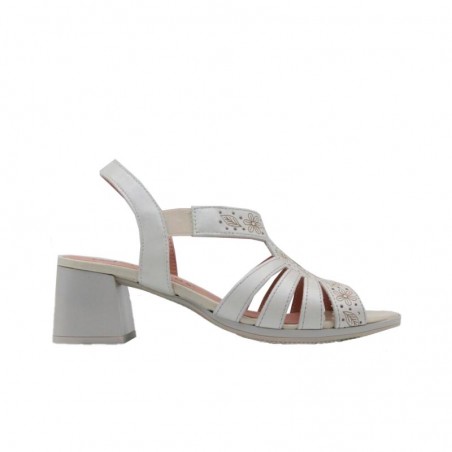 Sandalias de tacón Pitillos 11211 Mujer Plata