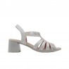 Sandalias de tacón Pitillos 11211 Mujer Plata