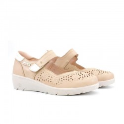Zapatos de Sport Laura Azaña 26814 Mujer Beig