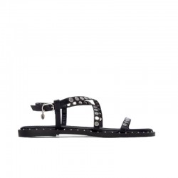 Sandalias Planas Xti 145357 Mujer Negro