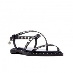 Sandalias Planas Xti 145357 Mujer Negro