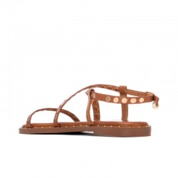 Sandalias Planas Xti 145357 Mujer Camel