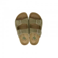Sandalias Planas Inter-bios 7600 Mujer Kaki