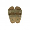 Sandalias Planas Inter-bios 7600 Mujer Kaki
