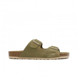 Sandalias Planas Inter-bios 7600 Mujer Kaki