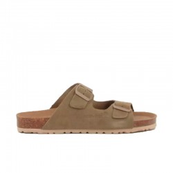 Sandalias Planas Inter-bios 7232 Mujer Taupe