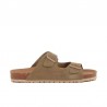 Sandalias Planas Inter-bios 7232 Mujer Taupe