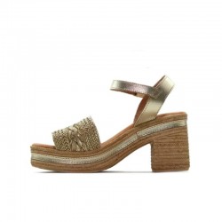Sandalias de tacón Pitillos 30210 Mujer Oro